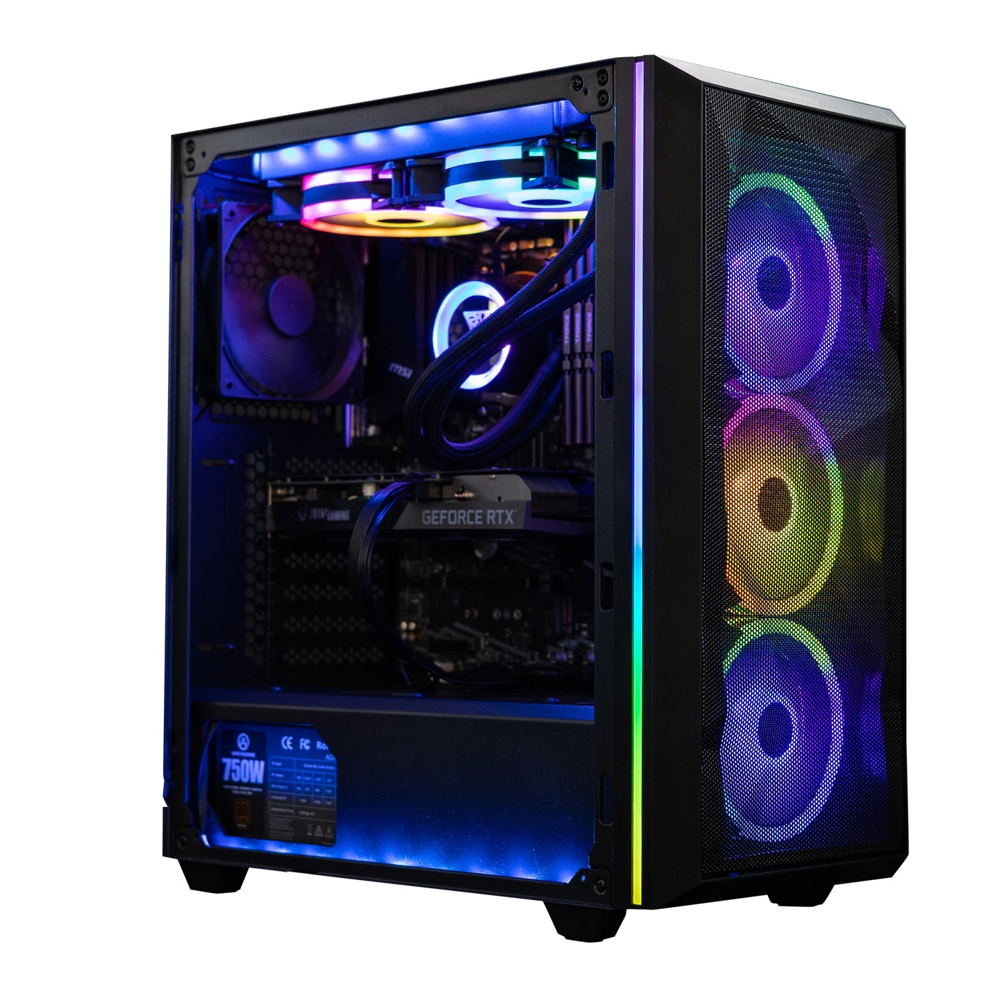 Omega 5 Gaming Desktop, Core I5-12600 6-Core 12-Threads 4.8Ghz Boost, RTX 3070