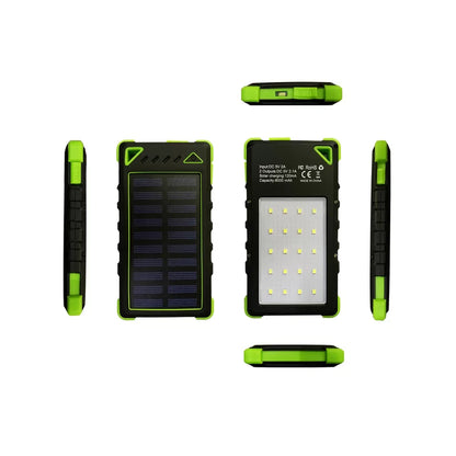 Solar Smartphone Charger with 5 Watt Integrated LED Light