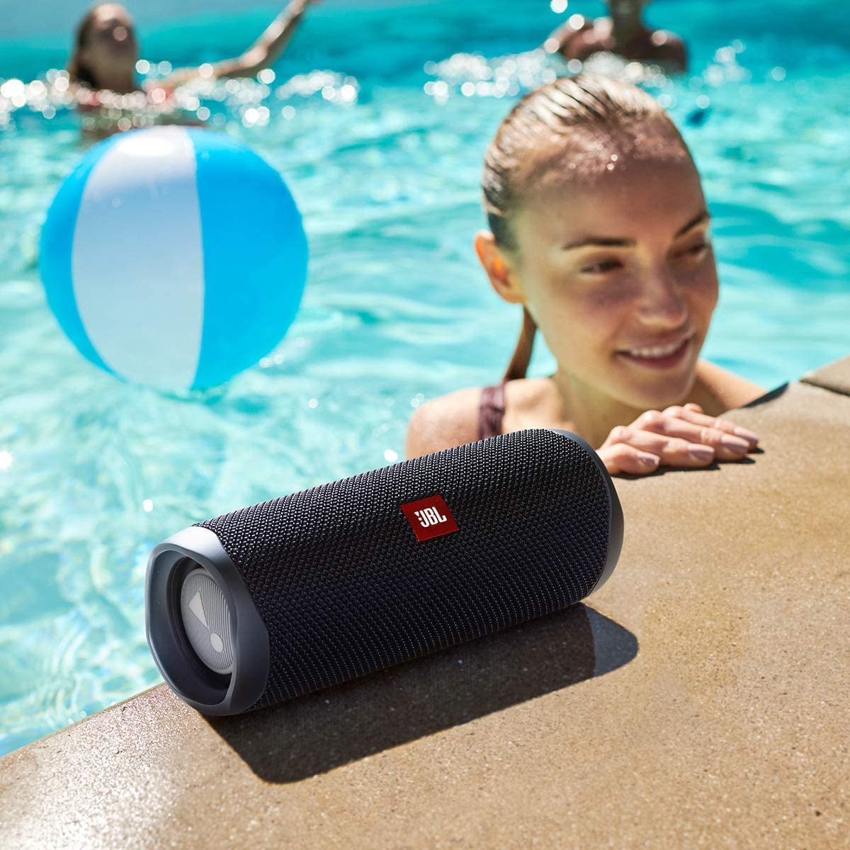 FLIP 5 Portable Wireless Bluetooth Speaker IPX7 Waterproof On-The-Go Bundle with Authentic Boomph Hardshell Protective Case - Red