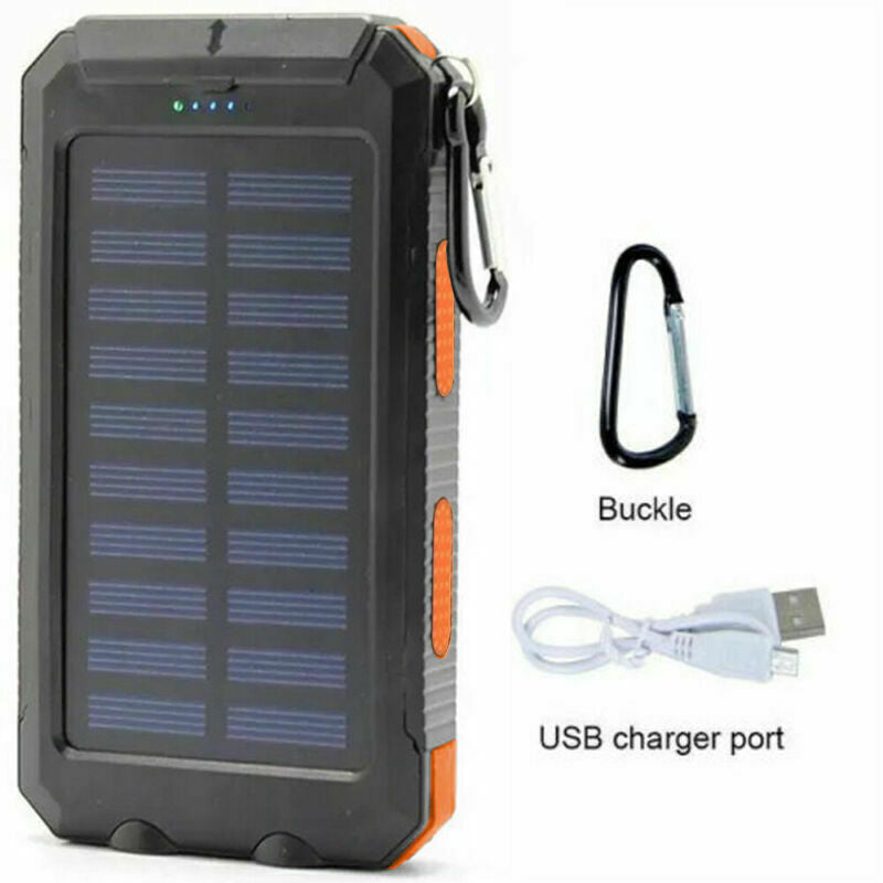 Super 20000Mah USB Portable Charger Solar Power Bank for Iphone Cell Phone 2023